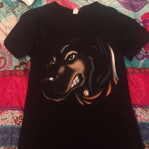 Black short sleeve tennessee volunteers shirt